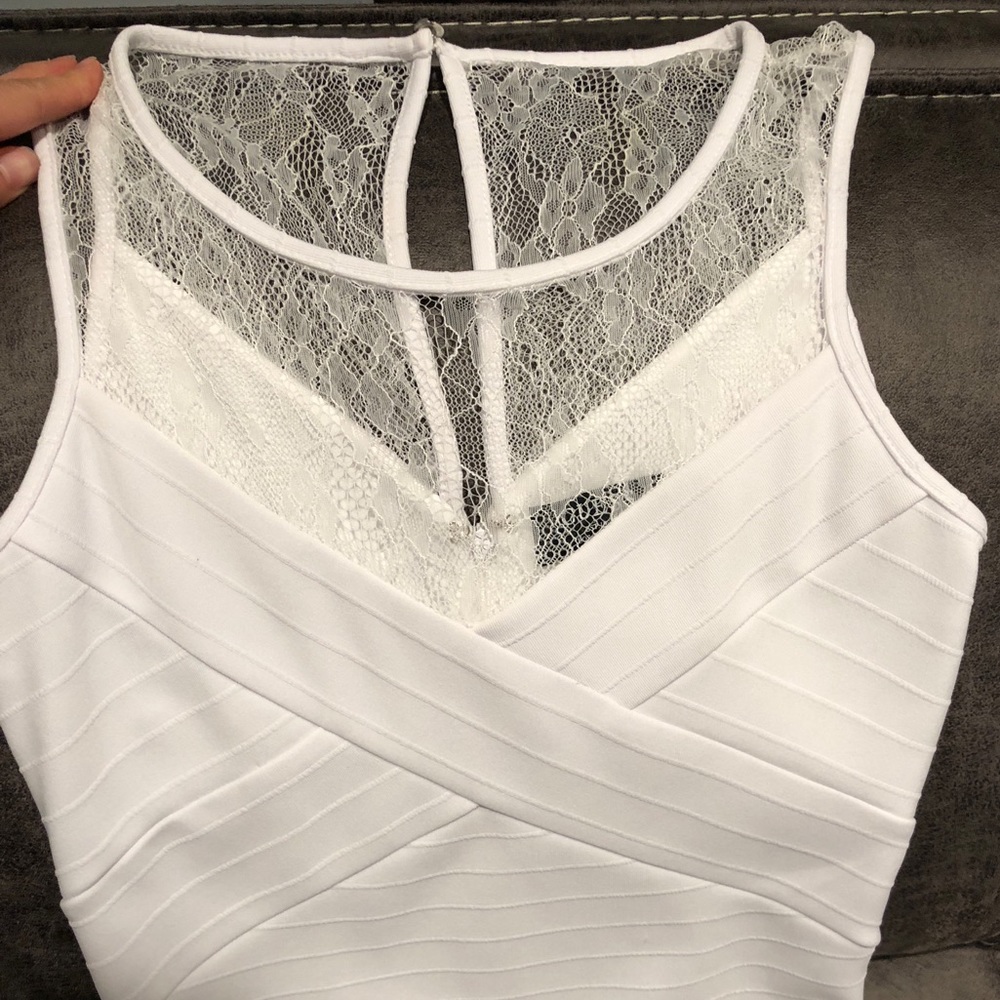 Guess, white lace dress